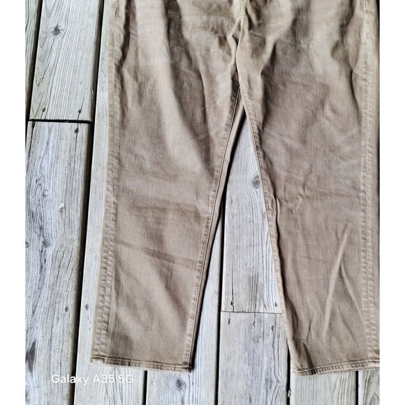 Mens American Eagle Slim Straight Fit Jeans 5G Tan Cotton Blend Classic Denim Si - Picture 2 of 14